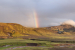 Midnight rainbow, Iceland Interior