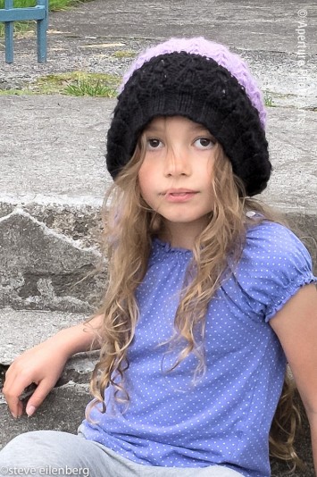 Icelandic girl with hat