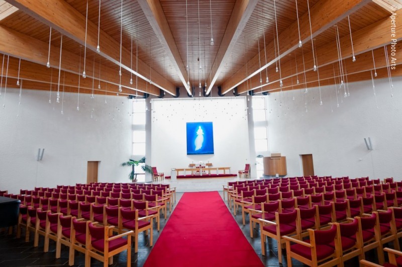 Stykkishólmur church interior,  Iceland