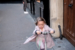 Little girl with black eye, Paris France
