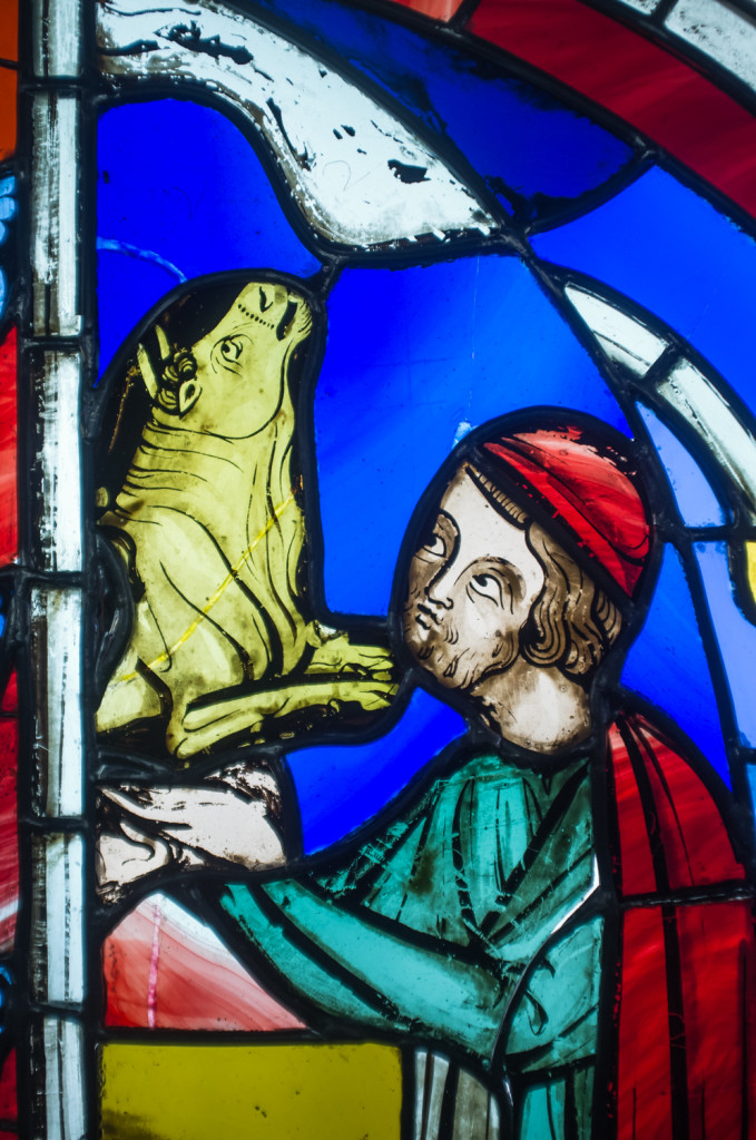 Stained glass, Cluny Museum, Paris