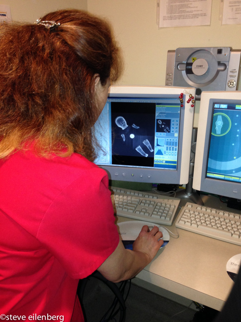 X-Ray technologist Natasha capturing "Crying Baby"