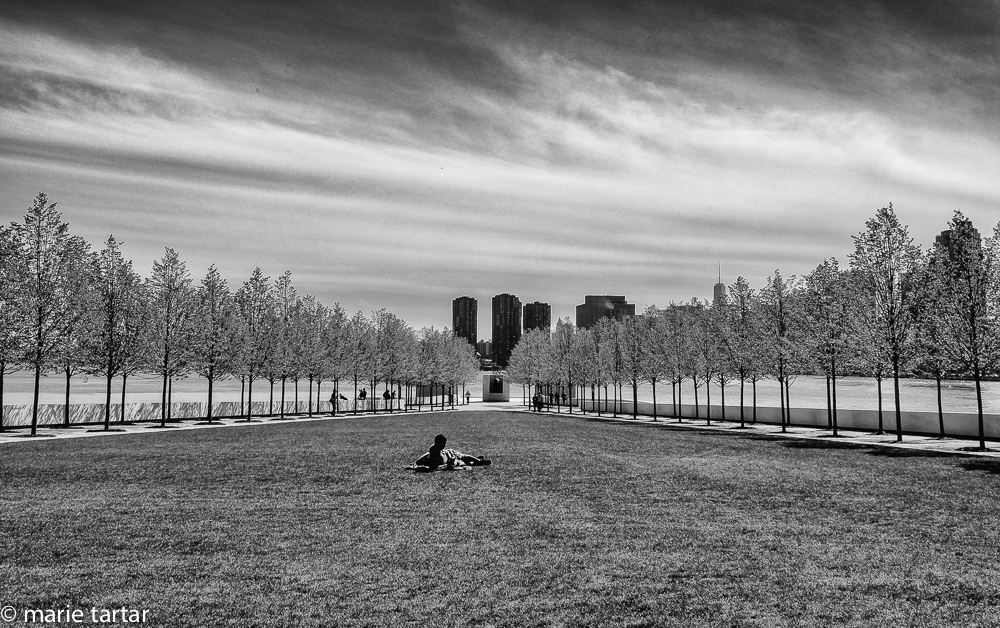 Four Freedoms Park at the south end of Roosevelt Island in NYC