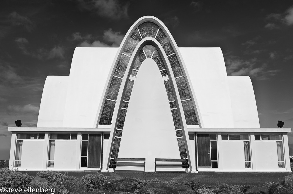 Kopavogur church in Iceland