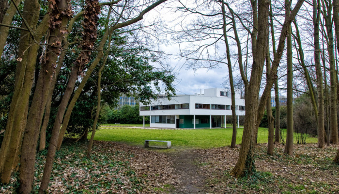 Villa Savoye in Poissy, France by Le Courbusier