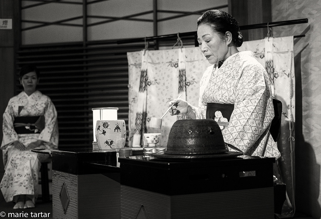 Tea ceremony at Gion Corner in Kyoto