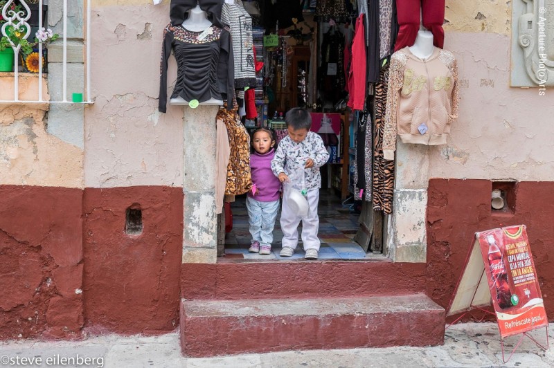 Guanajuato Mexico, store, kids, kids shopping, street photography