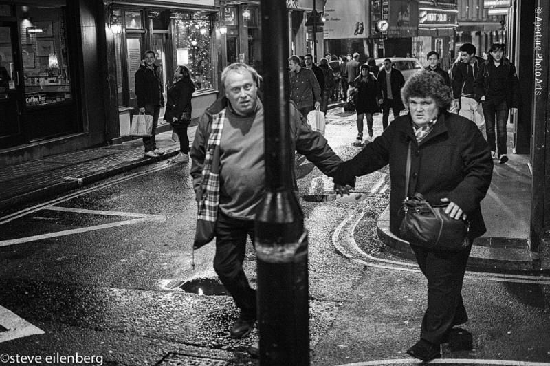London England, street photography, ugly, ugly couple, night photography, stupid,
