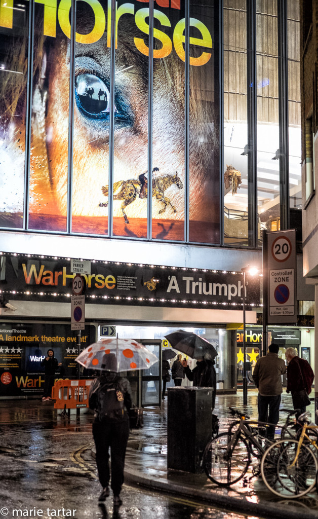 Warhorse marquee in London
