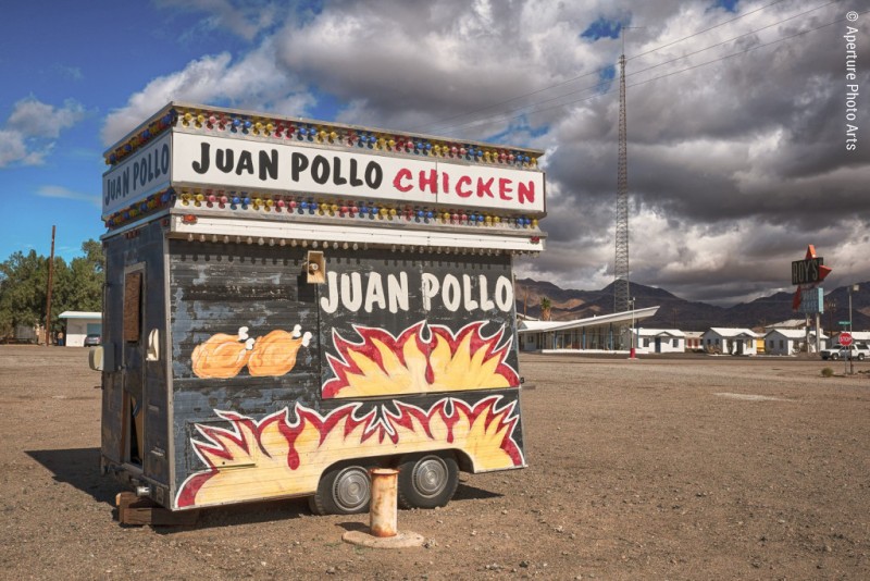 Route 66 chicken stand, Juan Pollo,Food stand