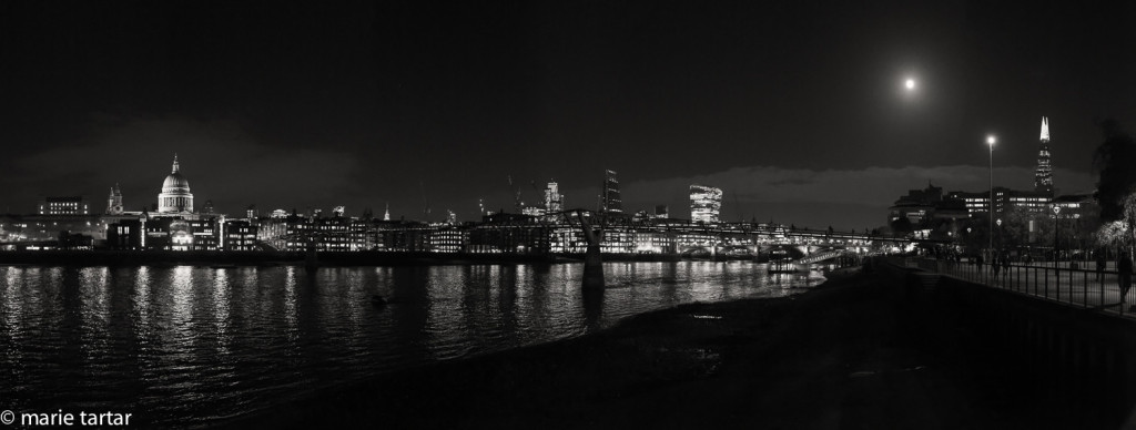 The Thames in panorama is beautiful, day or night.