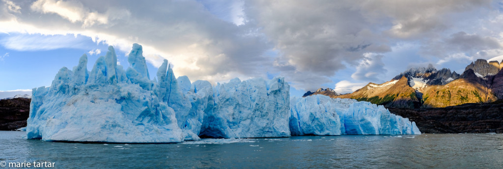 Grey Glacier in Patagonia, Chile