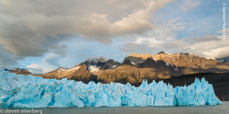 Glacier At Glacial Lake, Patagonia