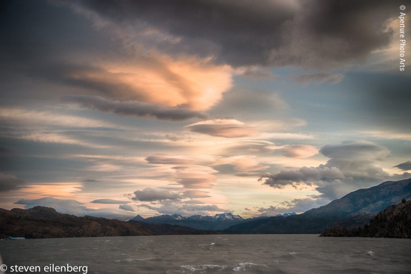 Lenticular Cloud Sunset, Patagonia
