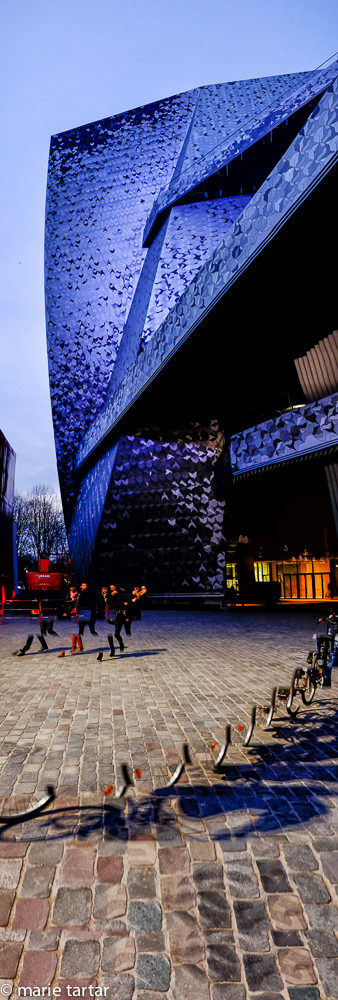 A new concert hall, the Philharmonie, by Jean Nouvel, opened recently in Parc de la Villette
