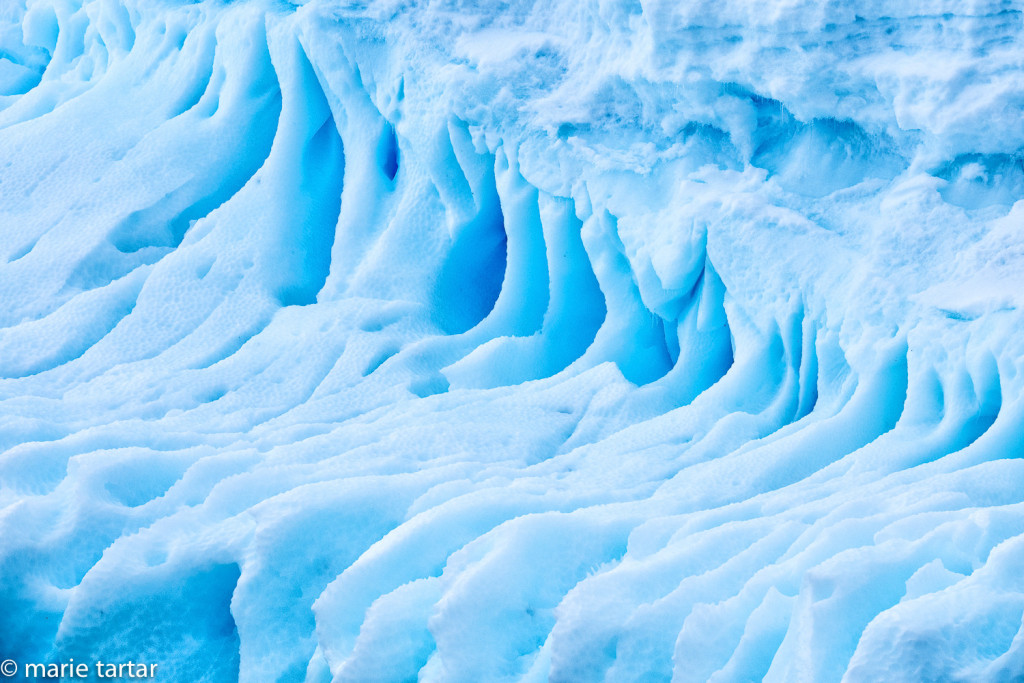 Iceberg detail in Antarctica