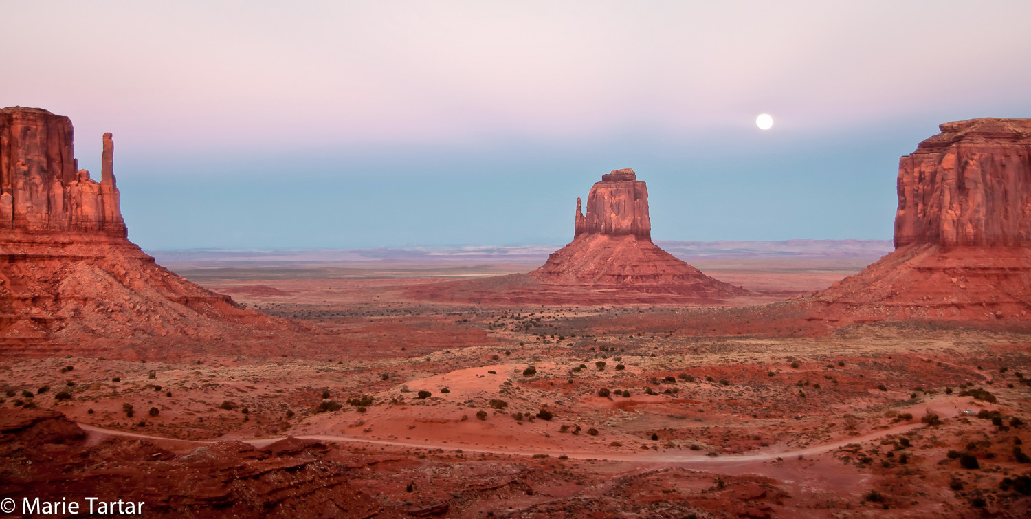 From our 2011 trip to Monument Valley, with a full moon