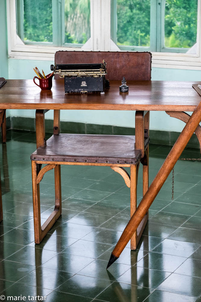 Typewriter at Hemingway home turned museum