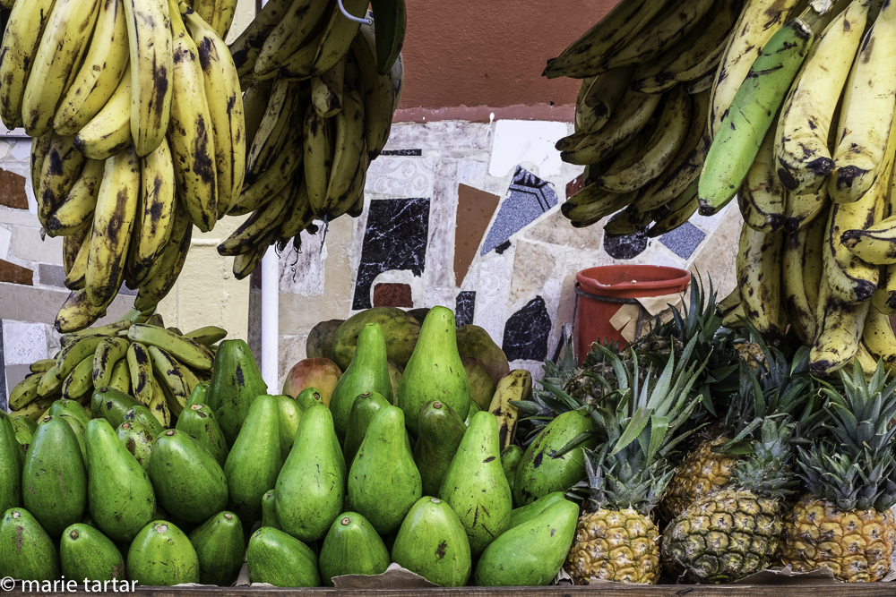 Produce cart in Havana; the avocados (aguacates) were enormous and delicious