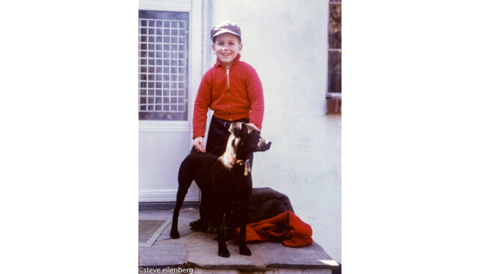 Steve with Lady (Wags), 1963