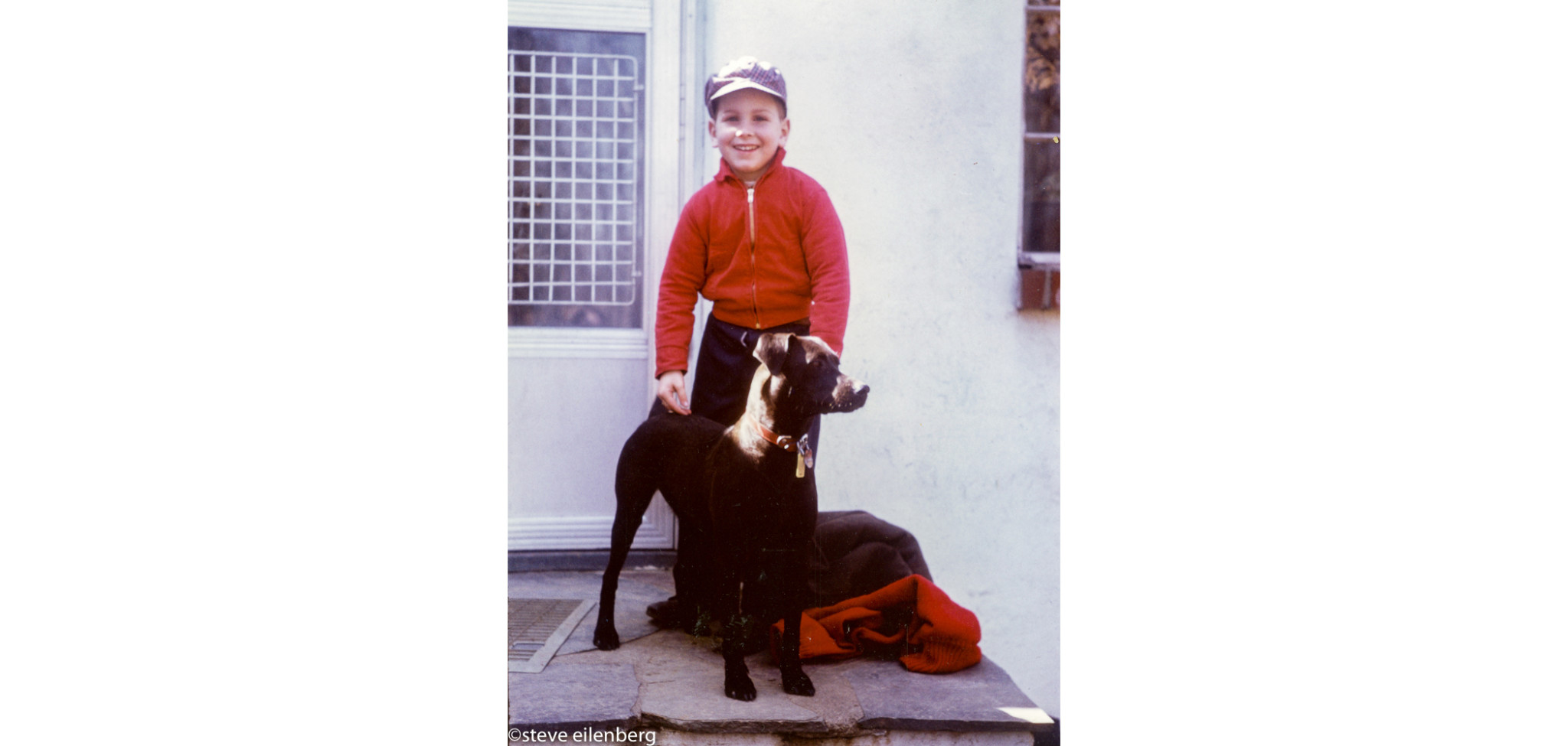 Steve with Lady (Wags), 1963