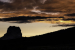 201508 MT Glacier Chief Mountain Pano Sunset