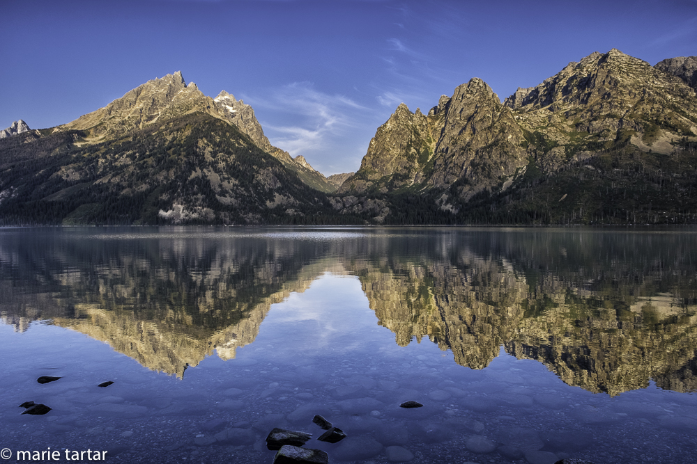 201508 MT Tetons Lake Jenny Reflection Hor2