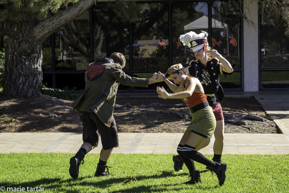 This trio of "soldiers" was quite amusing (Dance 2 of Dances with Walls), presented at La Jolla Playhouse's WoW Festival