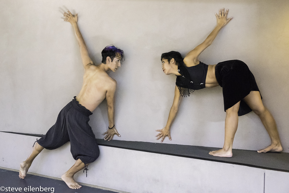 Dances on and constrained by walls (John Diaz and Desiree Cuizon-Fejeran)