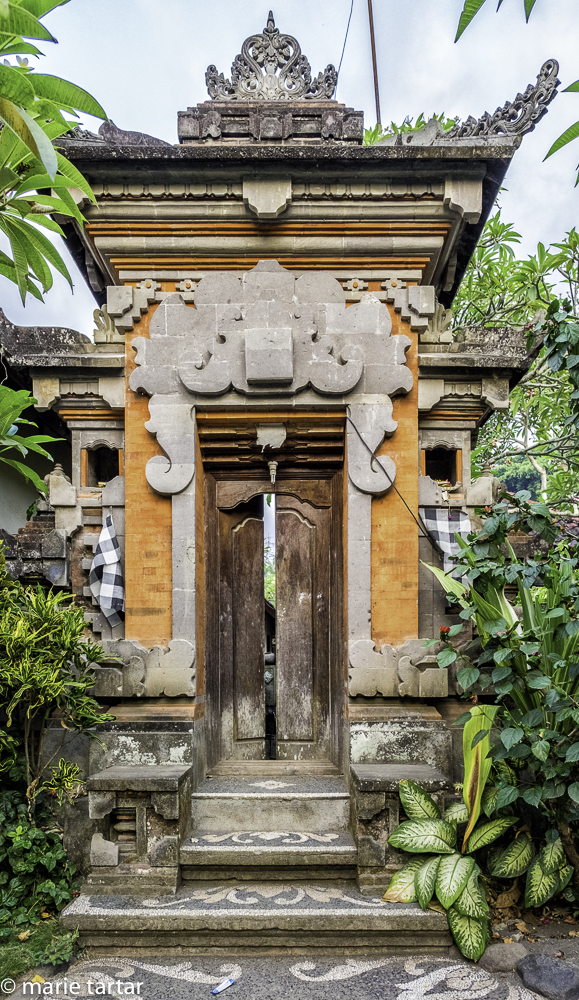 Typical Balinese architecture, seen in temples and in family compounds
