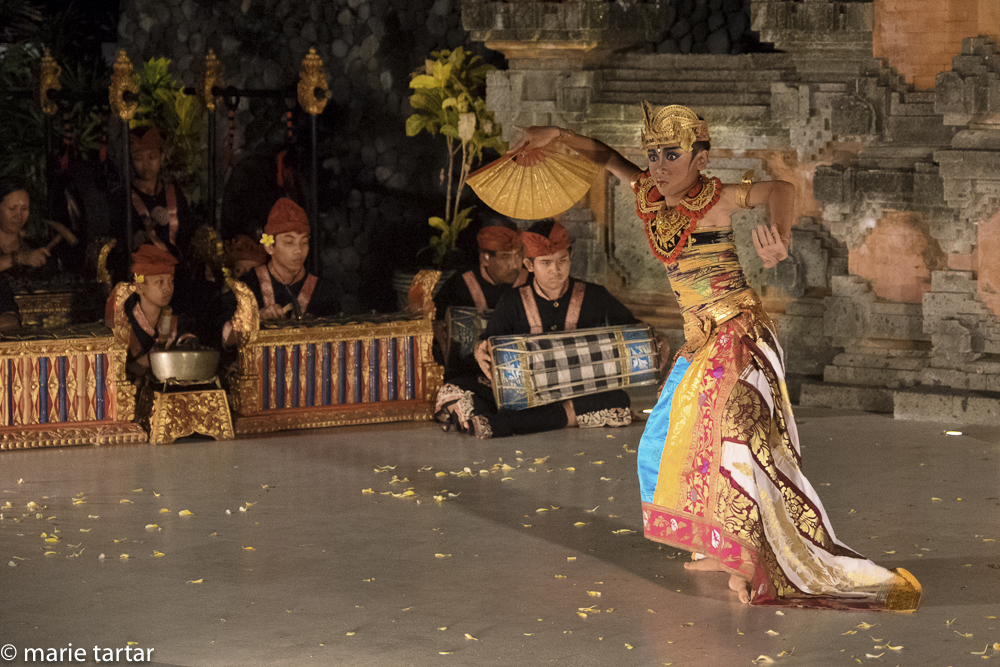 Gorgeous costumes, sweeping movements, subtle head bobs were elements of Balinese dance