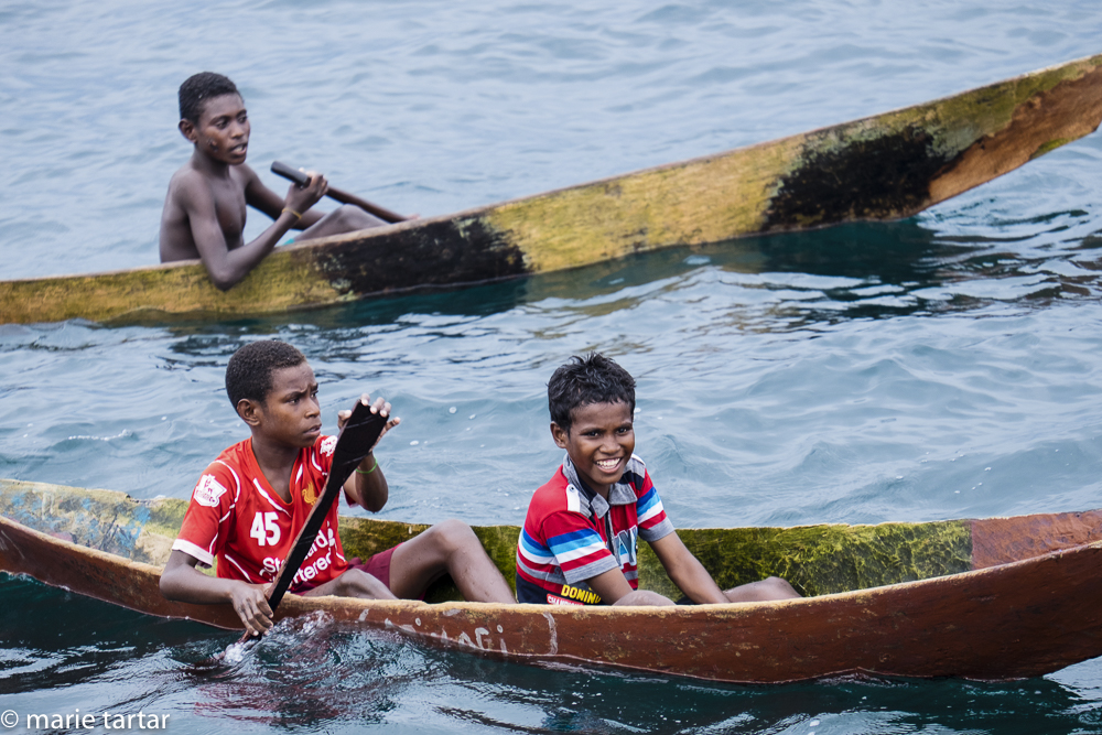 Papuan boys in Triton Bay