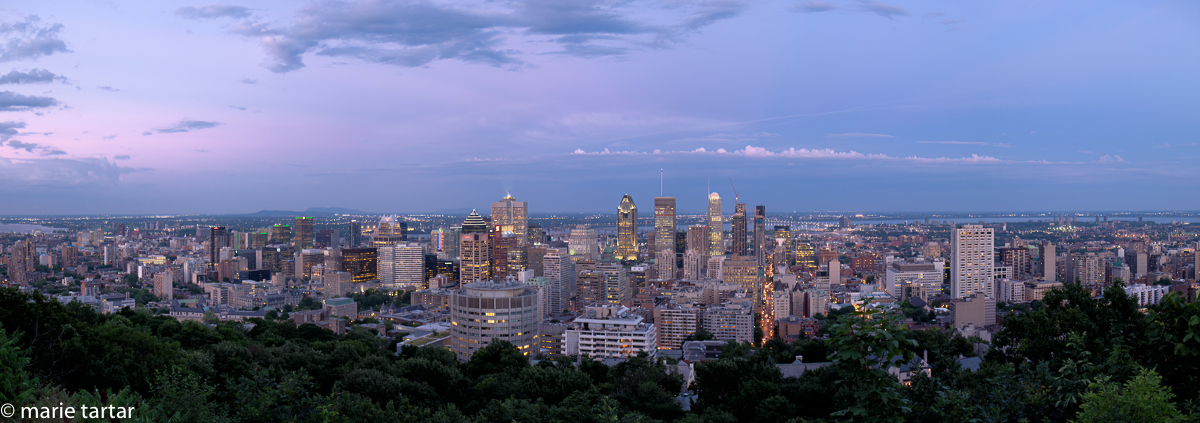 Great views of Montréal from Parc Royale