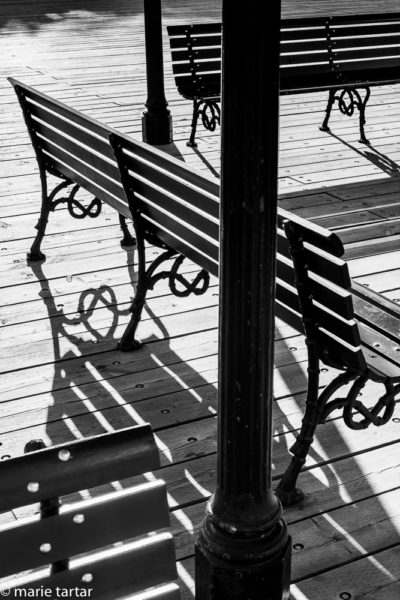 Afternoon shadows, Terrace Dufferin, Québec City