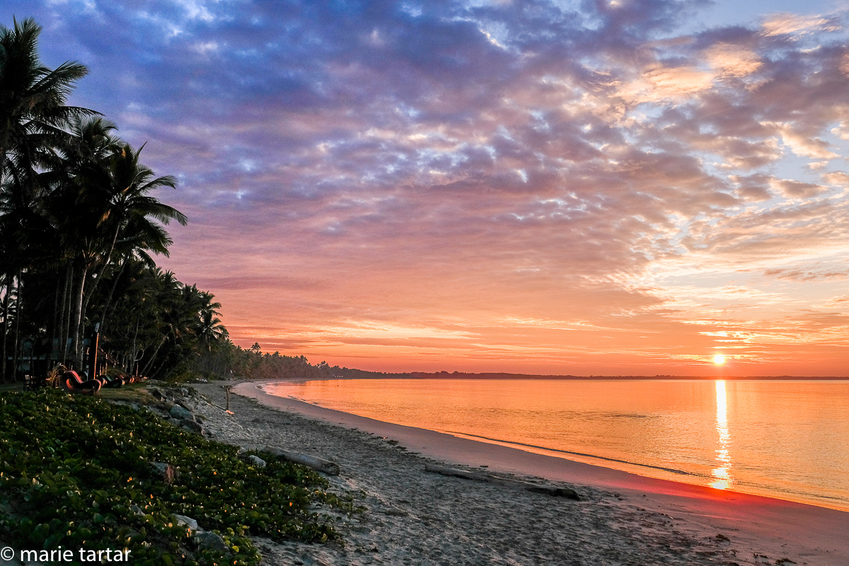 A sunrise worth getting up early for, at The Pearl South Pacific, southern Viti Levu, Fiji