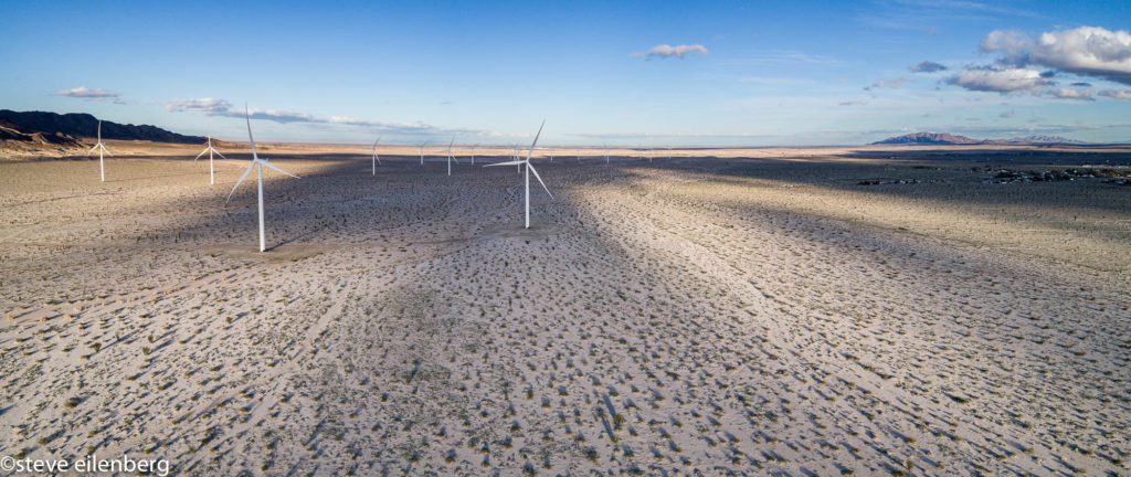 Wind farm and Sand, Southern CA