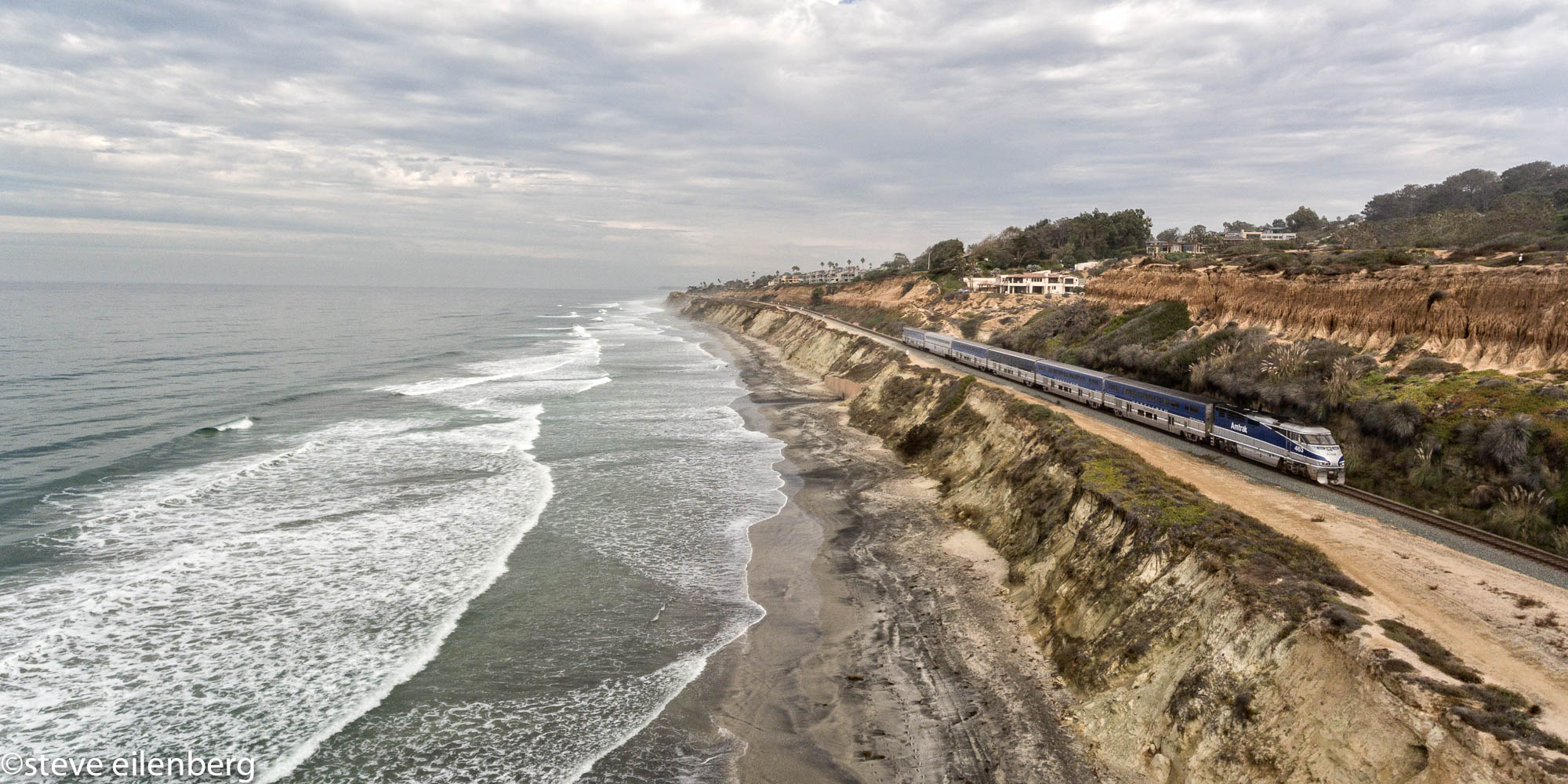 Train and surf near Torrey Pines Beach, CA