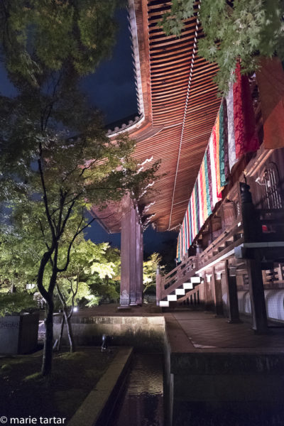 Autumn night-time illumination at Eikando Zenrin-ji Temple