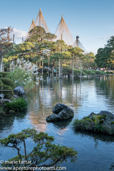 Kenrokoen Park in Kanazawa, Japan