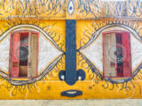 Street art eyes in Buenos Aires