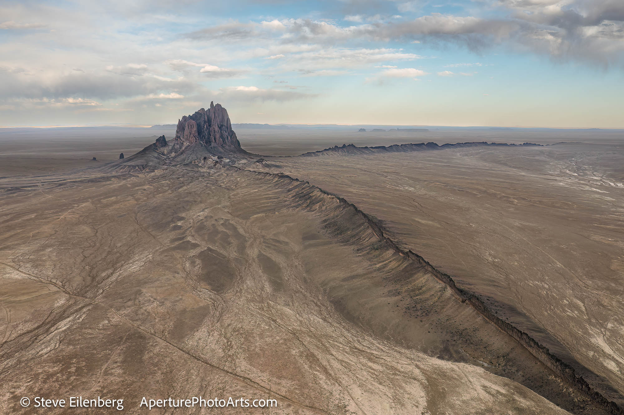 Shiprock from a different vantage. New Mexico