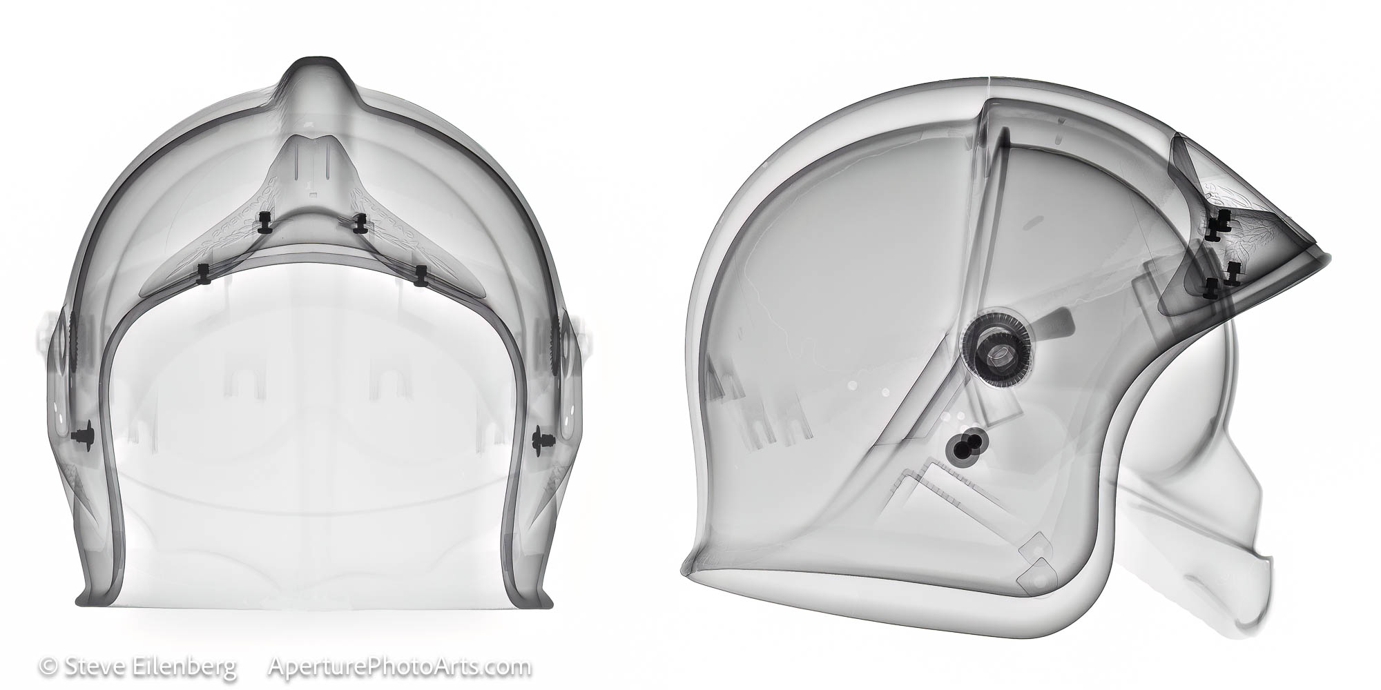 X-Ray French F1 Firefighter helmet